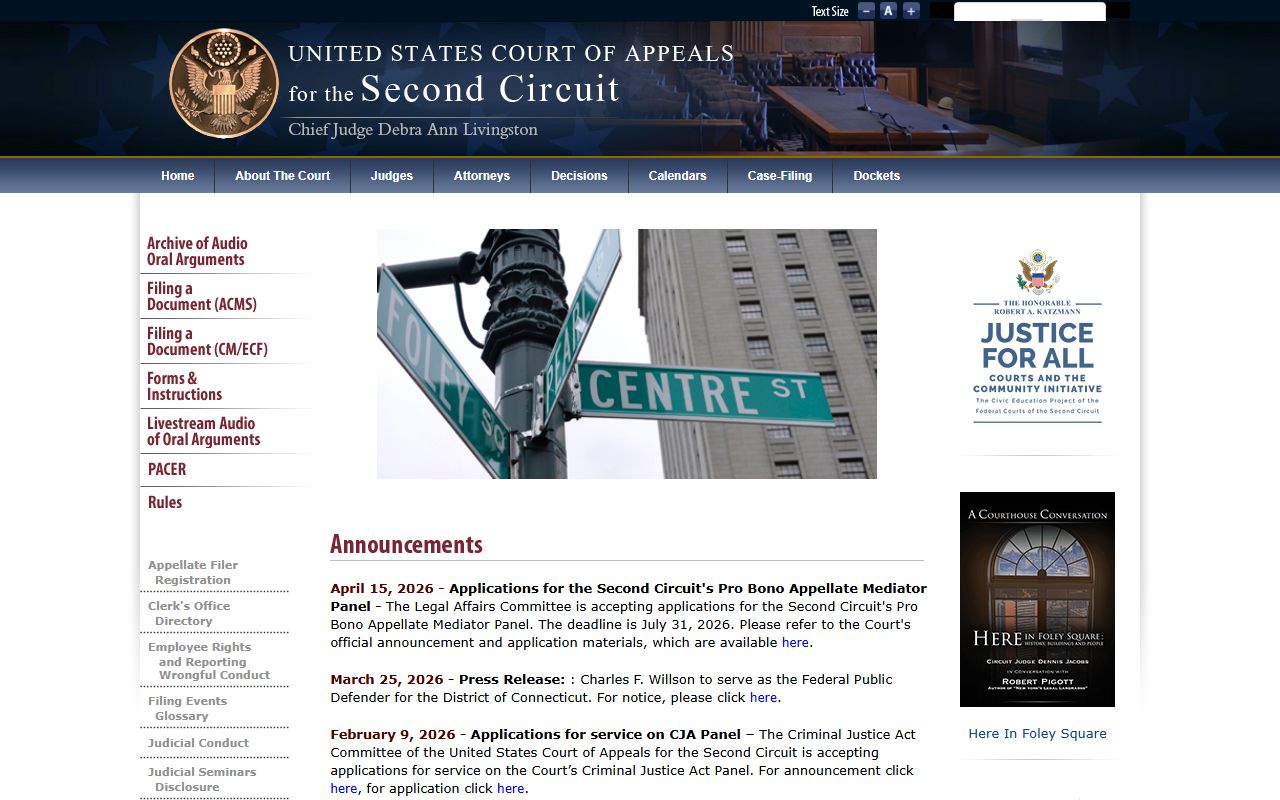 Richmond County federal court records and the Second Circuit Court of Appeals